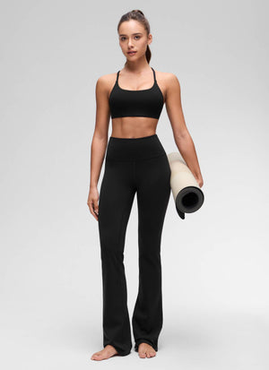Cross Back Sports Bra - Twist Design, Secure Hold