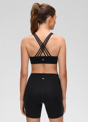 V Neck Strappy Bra - V Neck, Strappy Design