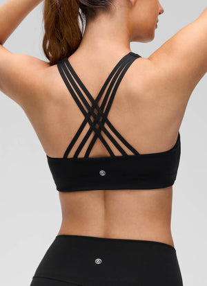 V Neck Strappy Bra - V Neck, Strappy Design