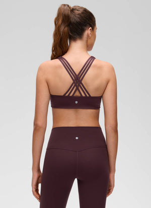 V Neck Strappy Bra - V Neck, Strappy Design