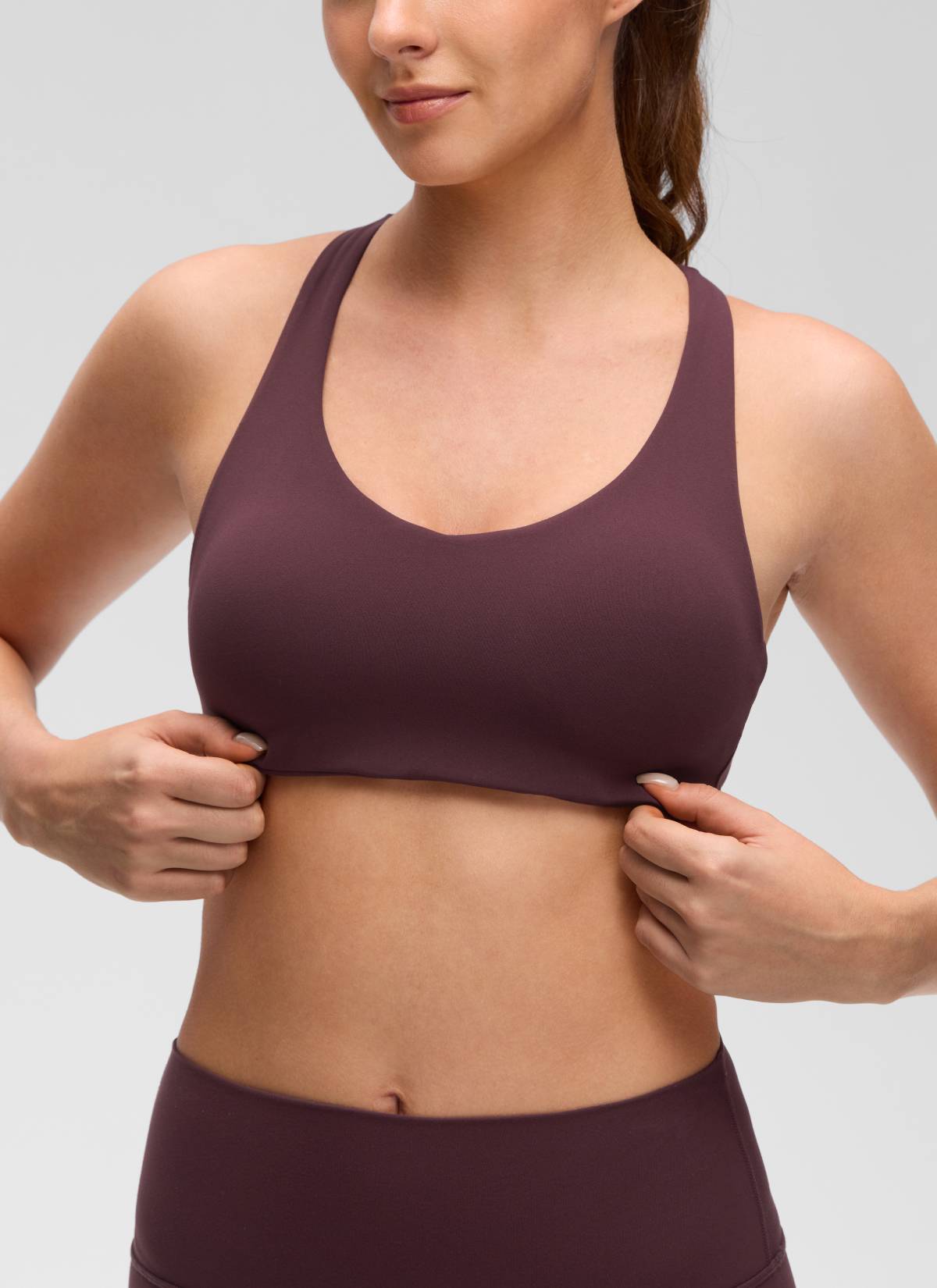 V Neck Strappy Bra - V Neck, Strappy Design
