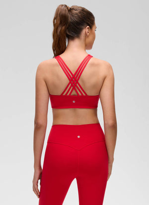 V Neck Strappy Bra - V Neck, Strappy Design