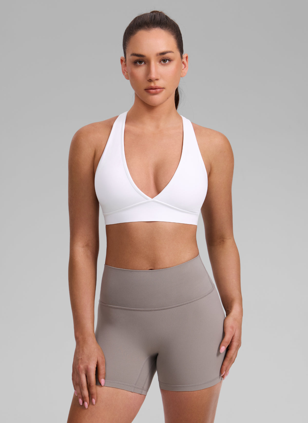 High Support Sports Bra - Wide Straps, Cross Back