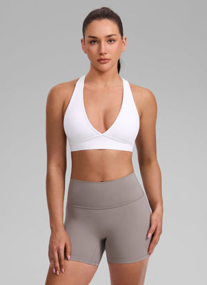 High Support Sports Bra - Wide Straps, Cross Back