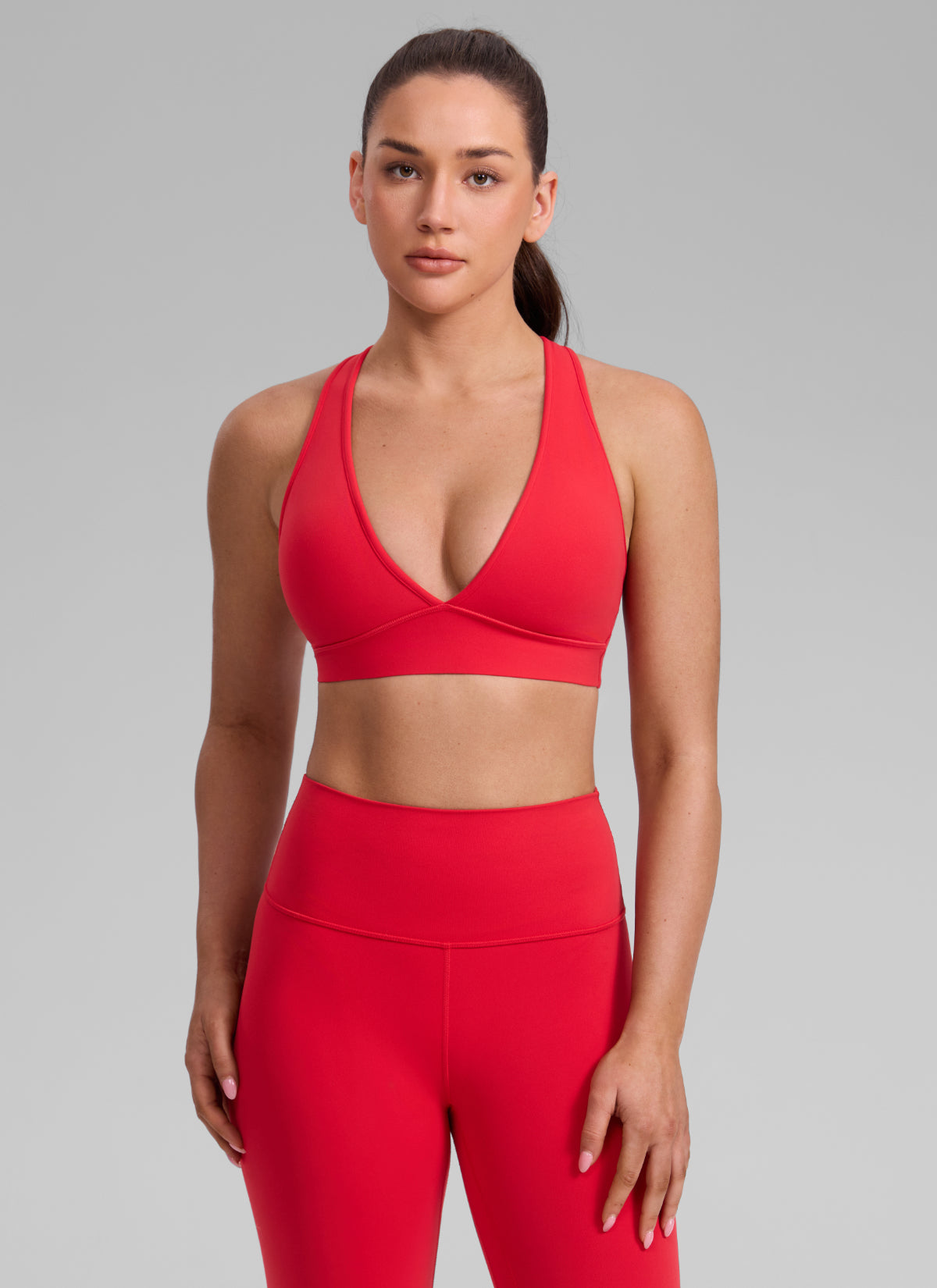 High Support Sports Bra - Wide Straps, Cross Back