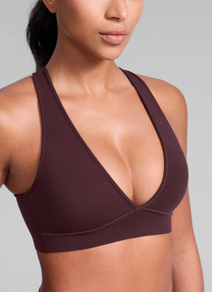 High Support Sports Bra - Wide Straps, Cross Back