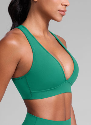 High Support Sports Bra - Wide Straps, Cross Back