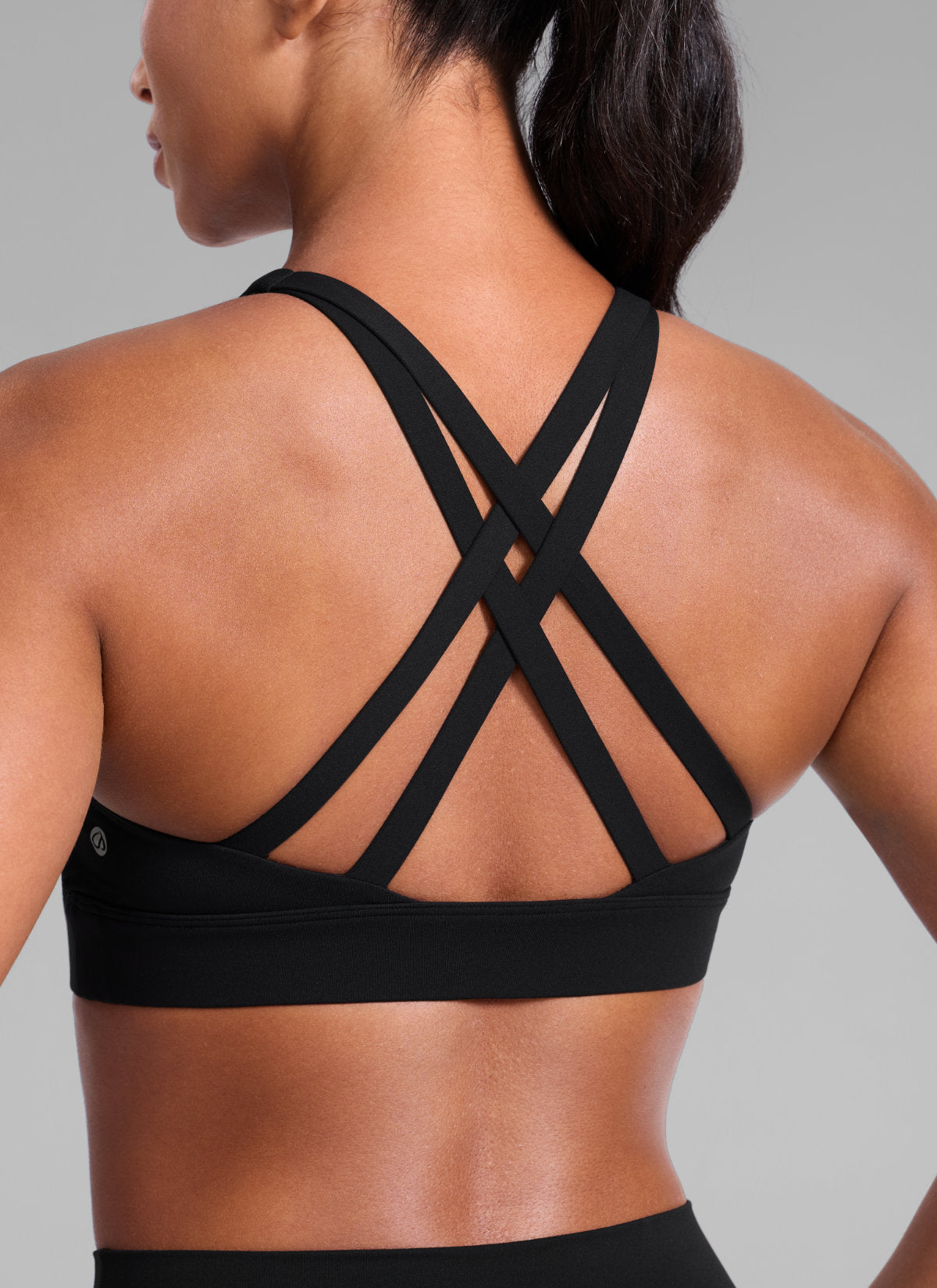 Gym Sports Bra - Wide Criss Cross Back