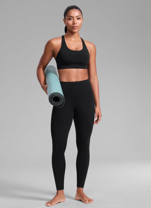 Gym Sports Bra - Wide Criss Cross Back