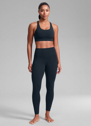 Gym Sports Bra - Wide Criss Cross Back