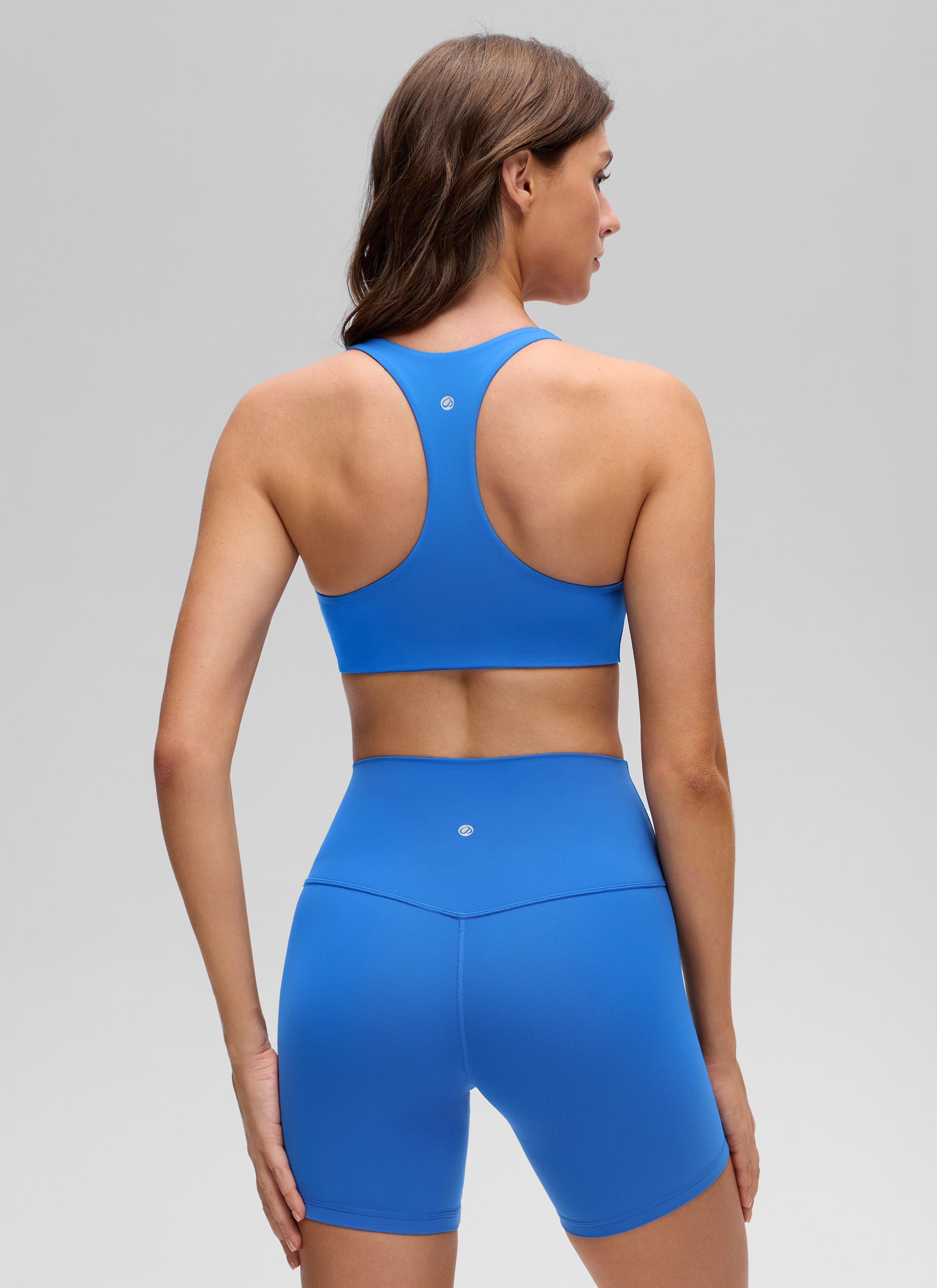 Racerback Sports Bra - V Neck, Clean Lines