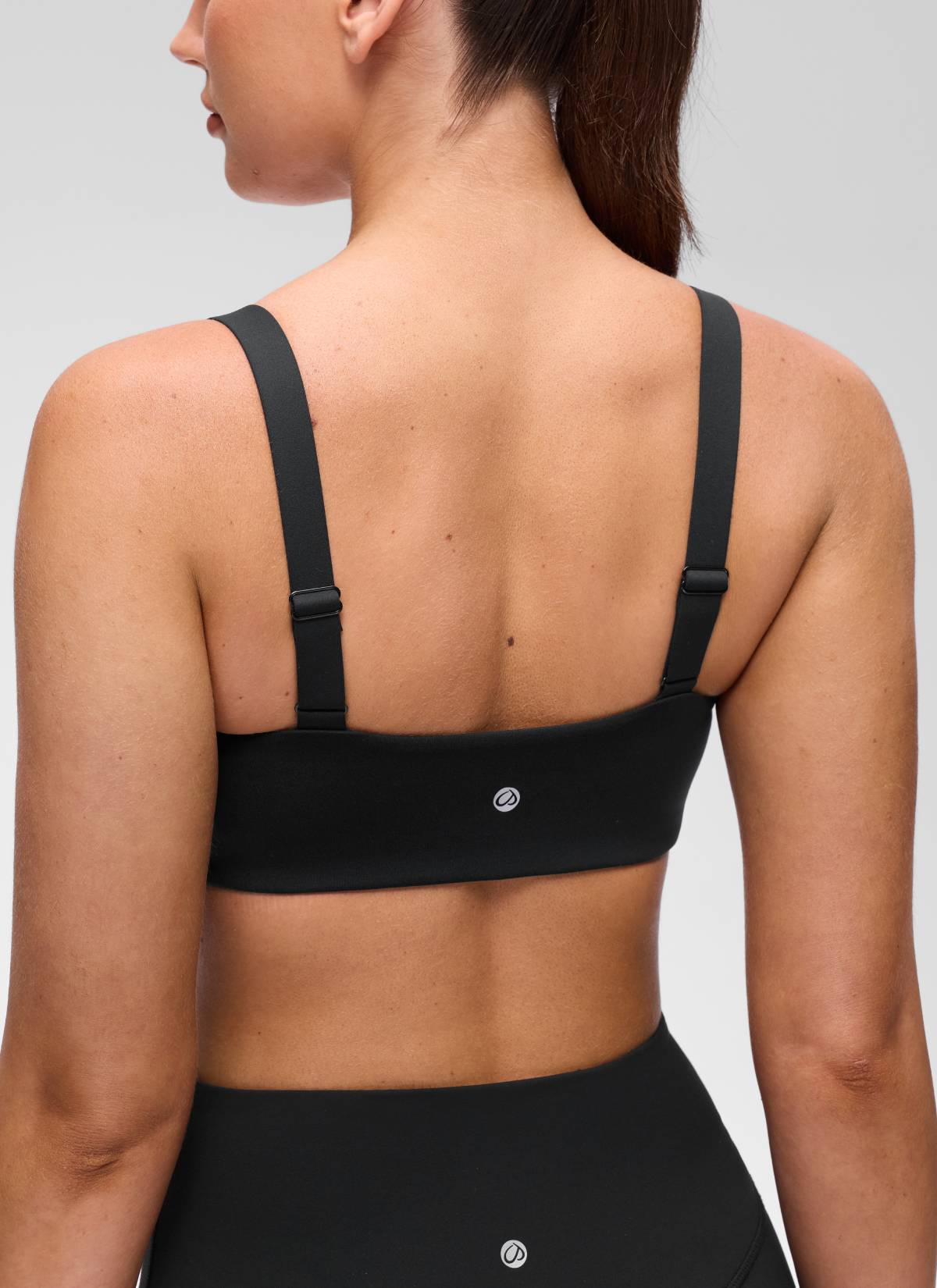 Wide Strap Sports Bra - Adjustable, Soft Band