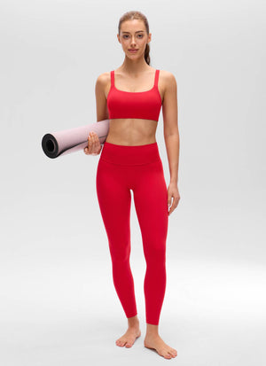 Wide Strap Sports Bra - Adjustable, Soft Band
