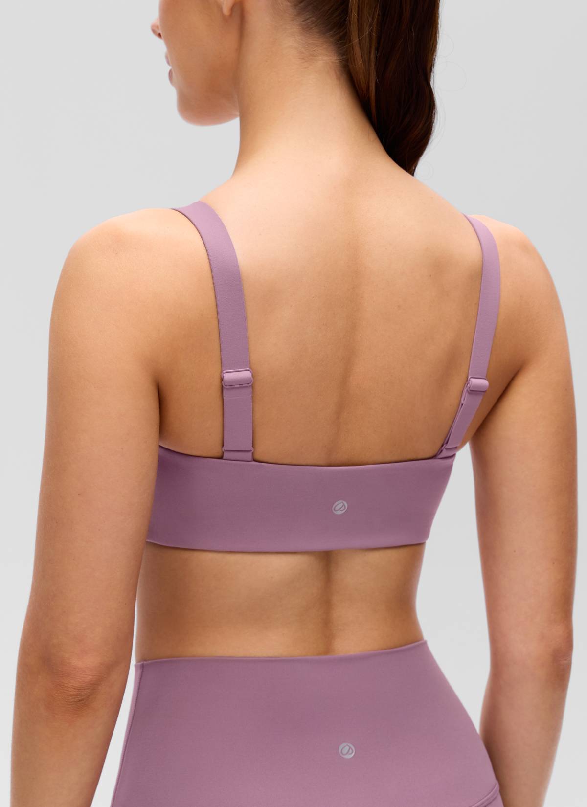 Wide Strap Sports Bra - Adjustable, Soft Band
