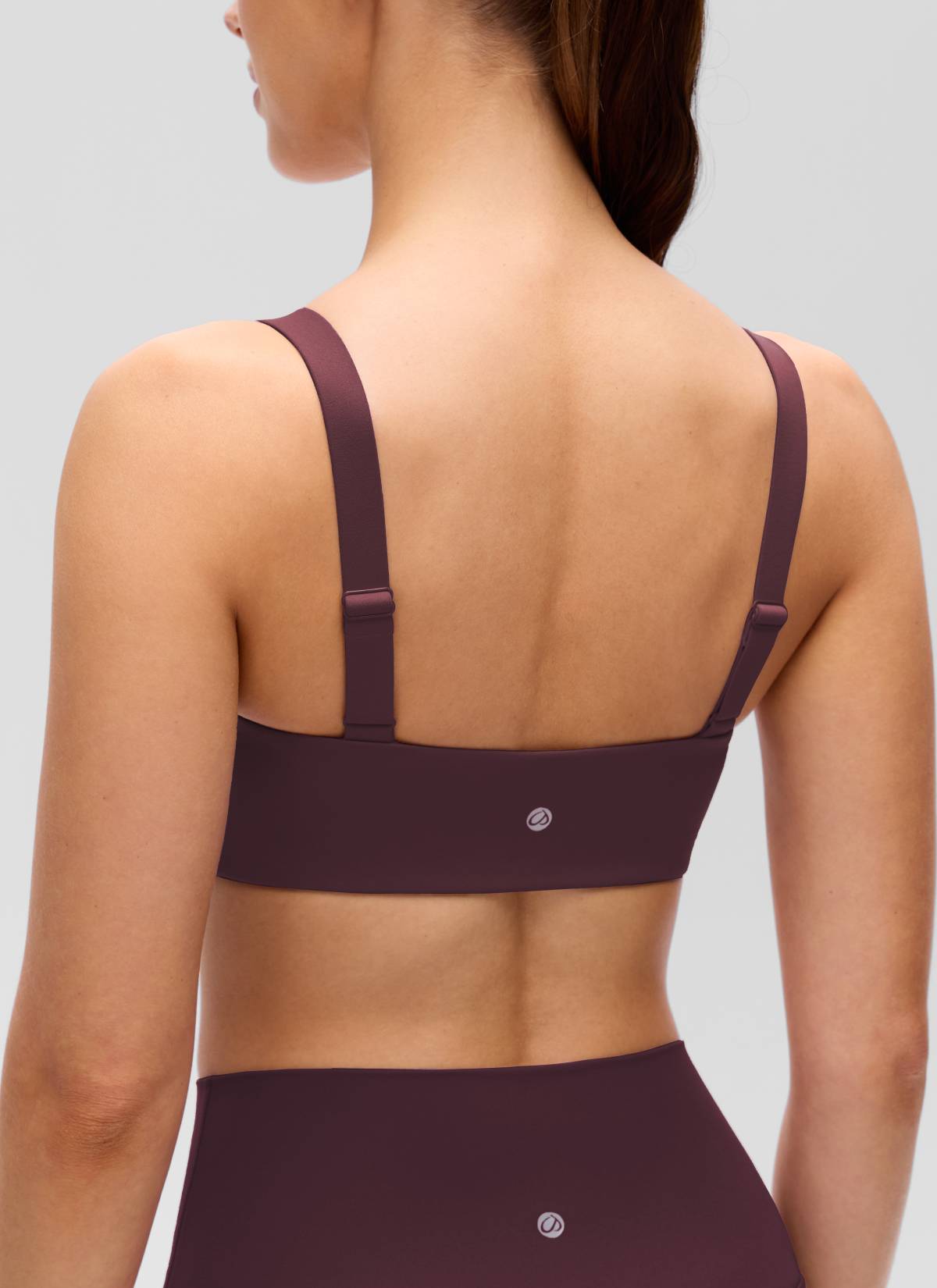 Wide Strap Sports Bra - Adjustable, Soft Band