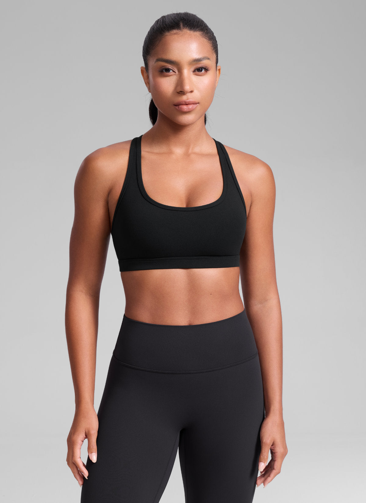 Sports Bra For Running - Racerback, Keyhole Back
