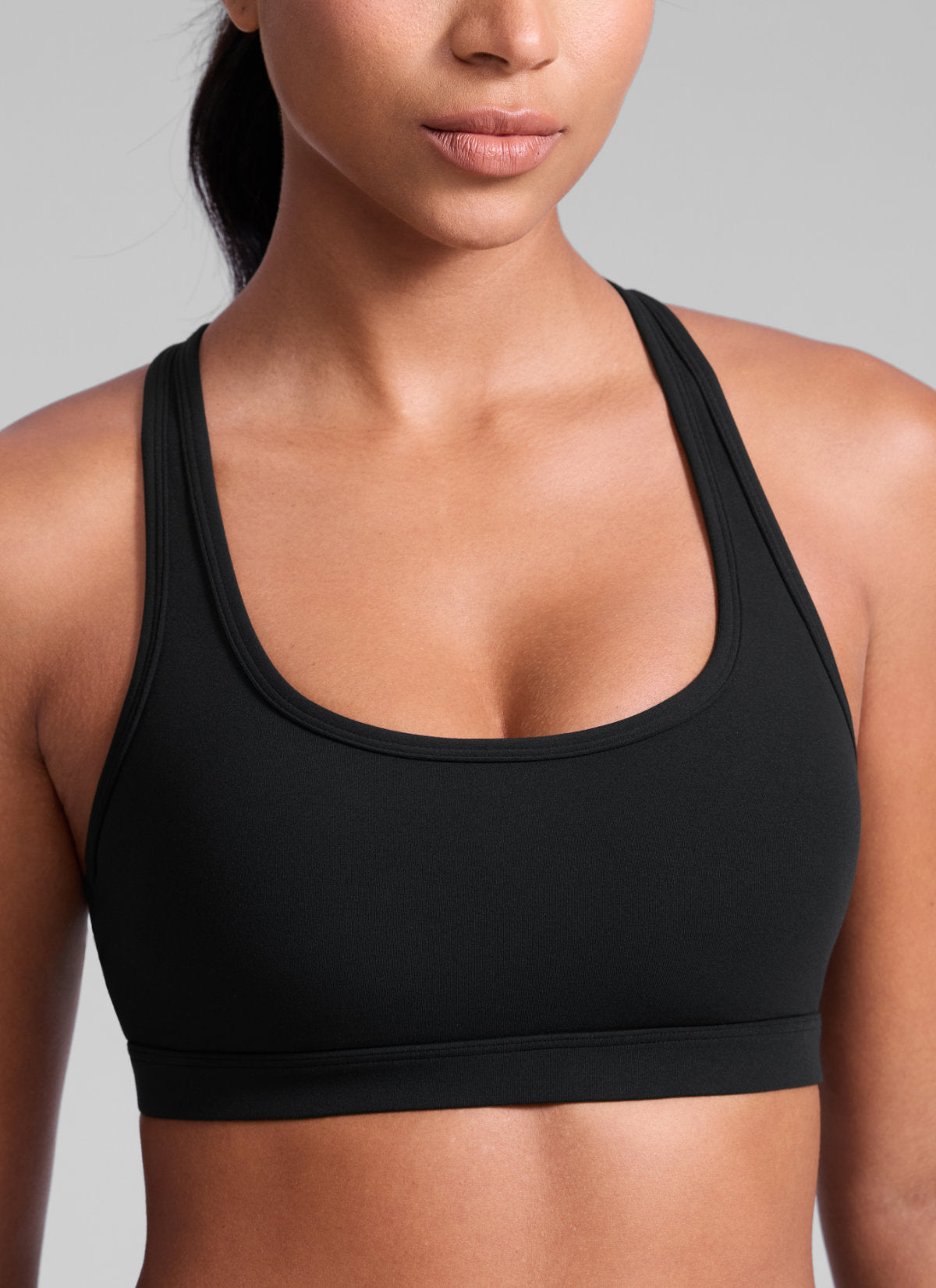 Sports Bra For Running - Racerback, Keyhole Back
