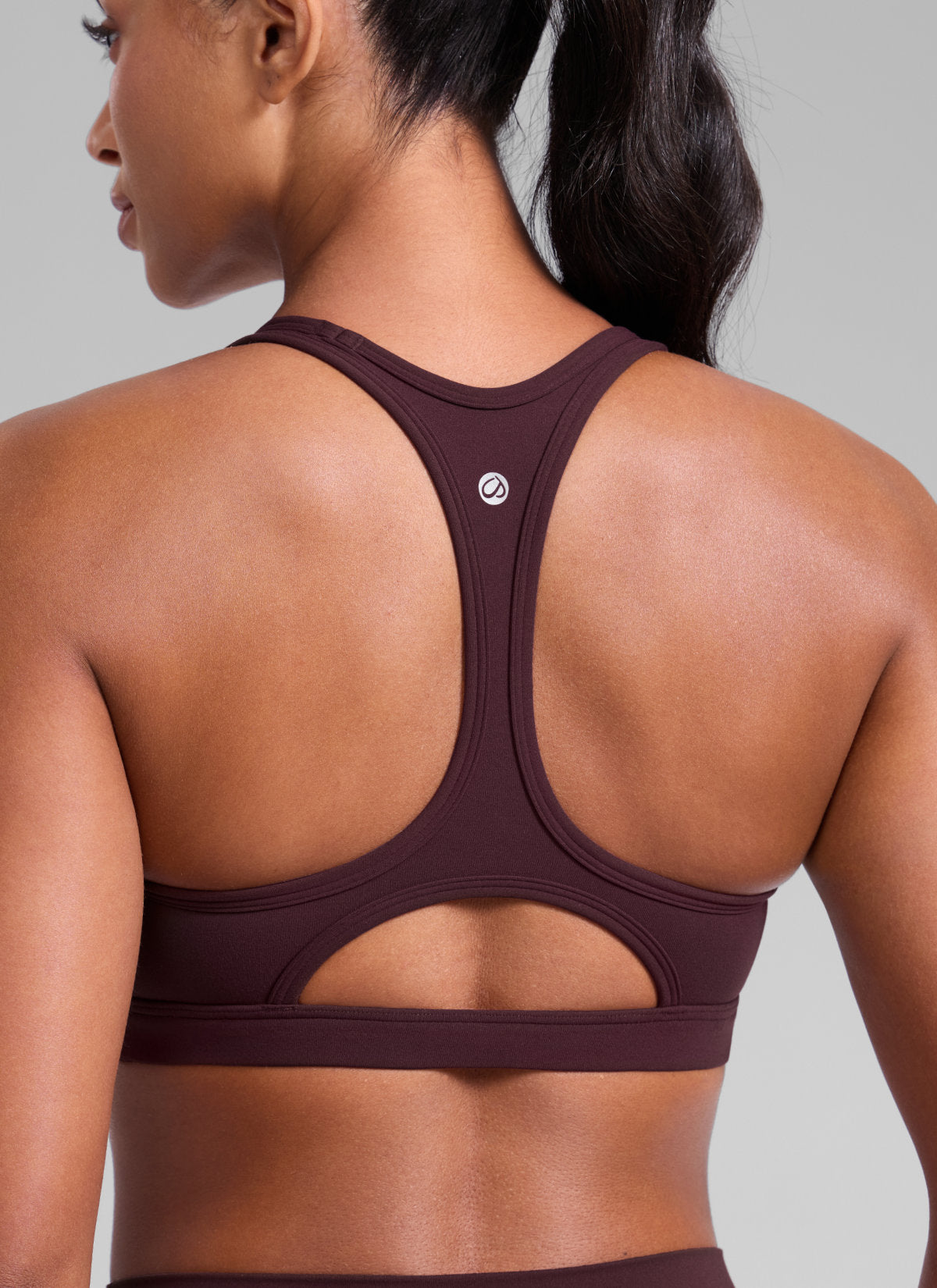 Sports Bra For Running - Racerback, Keyhole Back