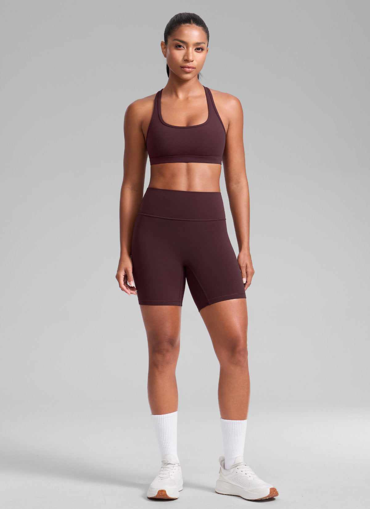 Sports Bra For Running - Racerback, Keyhole Back