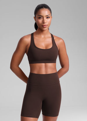 Sports Bra For Running - Racerback, Keyhole Back