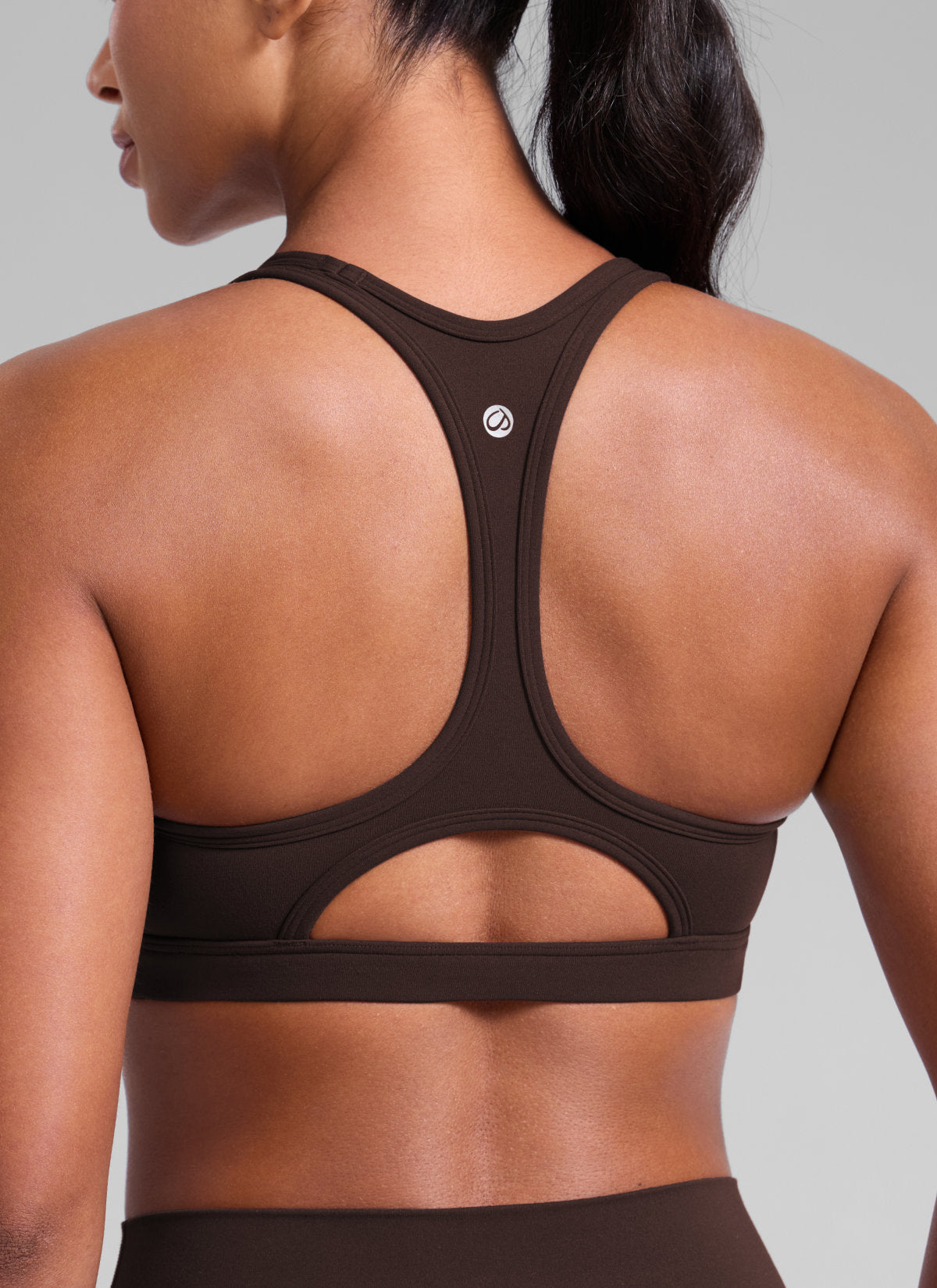 Sports Bra For Running - Racerback, Keyhole Back