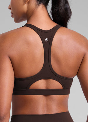 Sports Bra For Running - Racerback, Keyhole Back