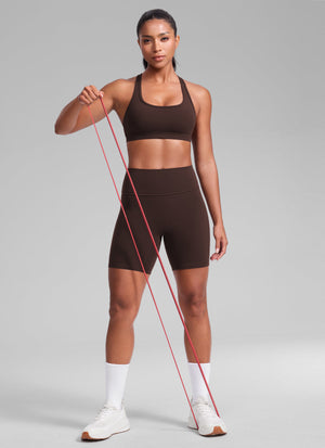 Sports Bra For Running - Racerback, Keyhole Back