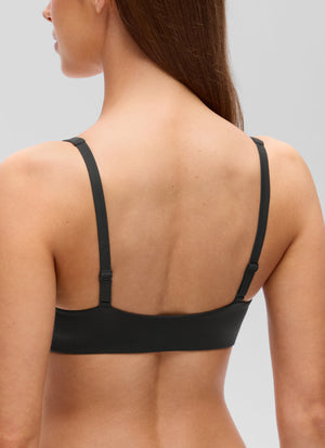 Deep V Bralette - Deep V Neckline, Double Lined