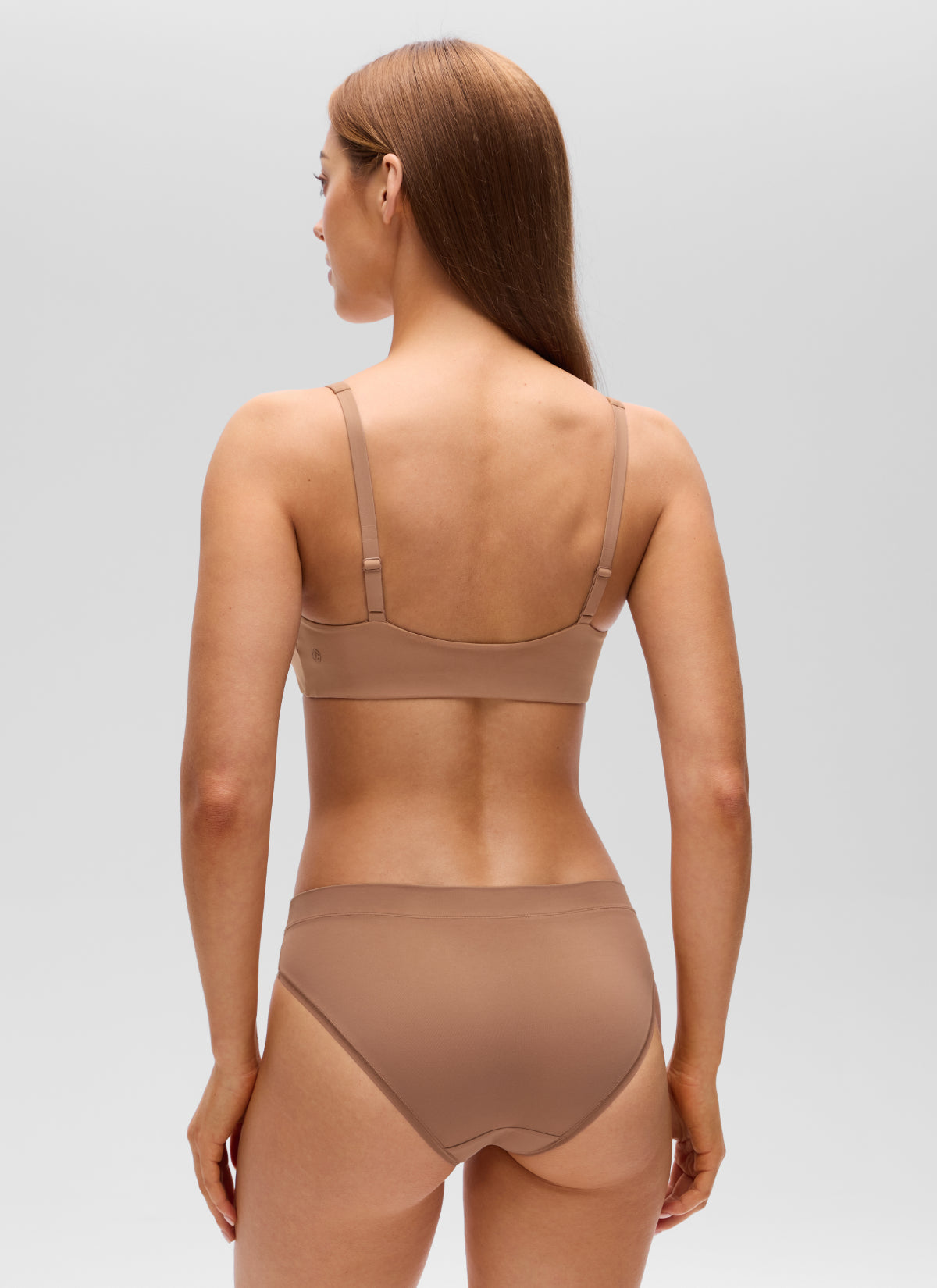 Deep V Bralette - Deep V Neckline, Double Lined