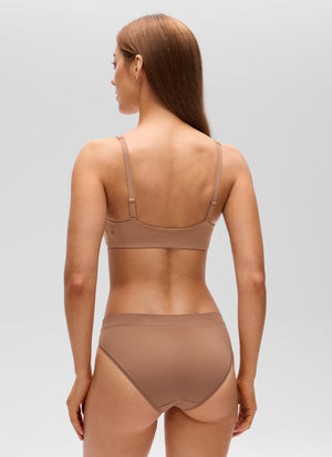 Deep V Bralette - Deep V Neckline, Double Lined