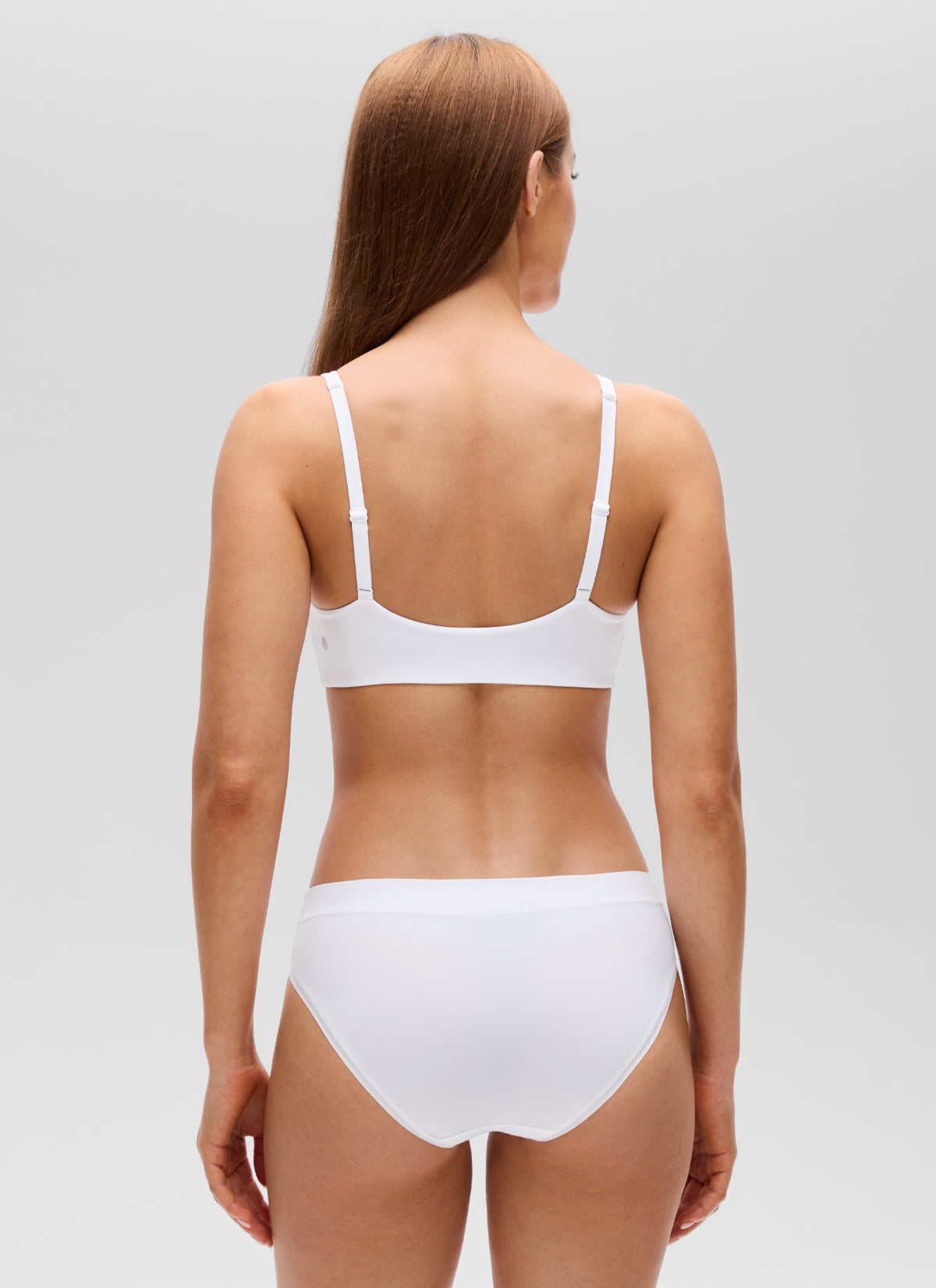 Deep V Bralette - Deep V Neckline, Double Lined