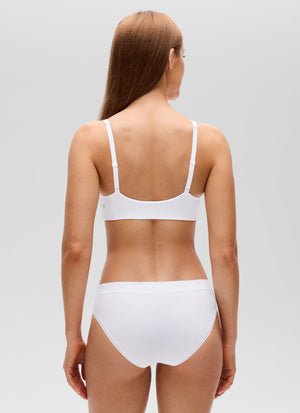 Deep V Bralette - Deep V Neckline, Double Lined