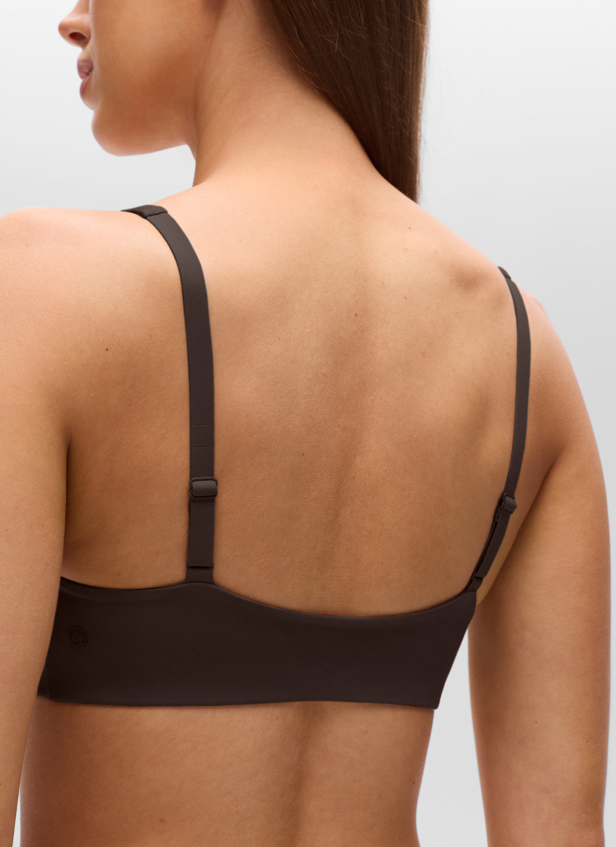 Deep V Bralette - Deep V Neckline, Double Lined