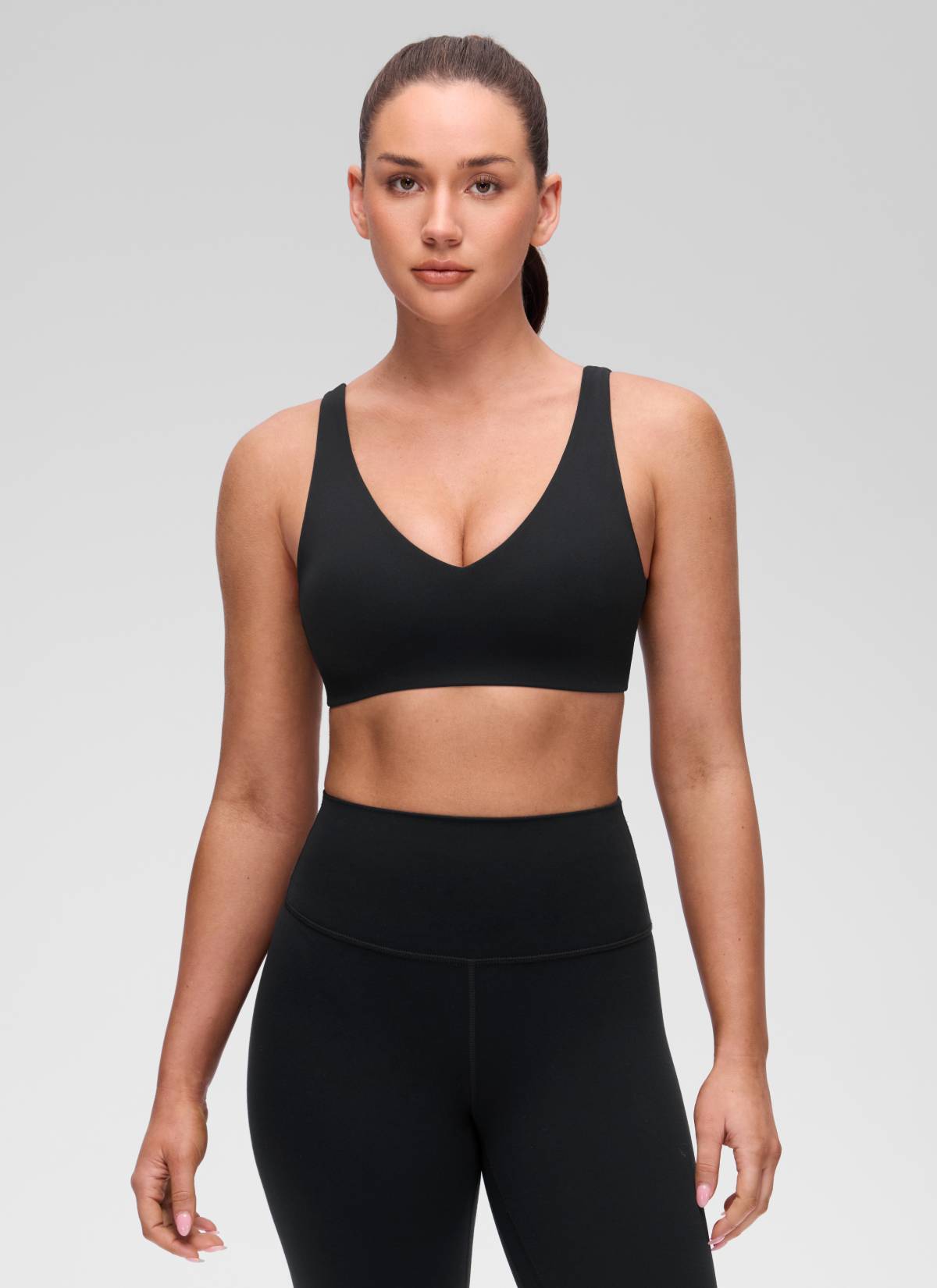Yoga Bra - V Neck, U Back, Soft Stretch