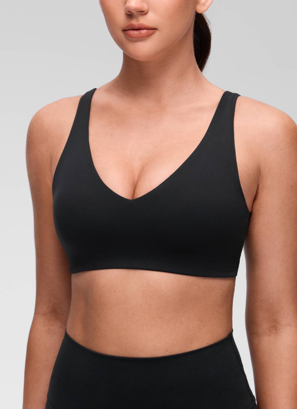 Yoga Bra - V Neck, U Back, Soft Stretch