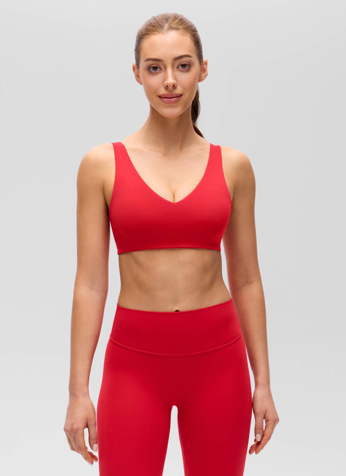 Yoga Bra - V Neck, U Back, Soft Stretch