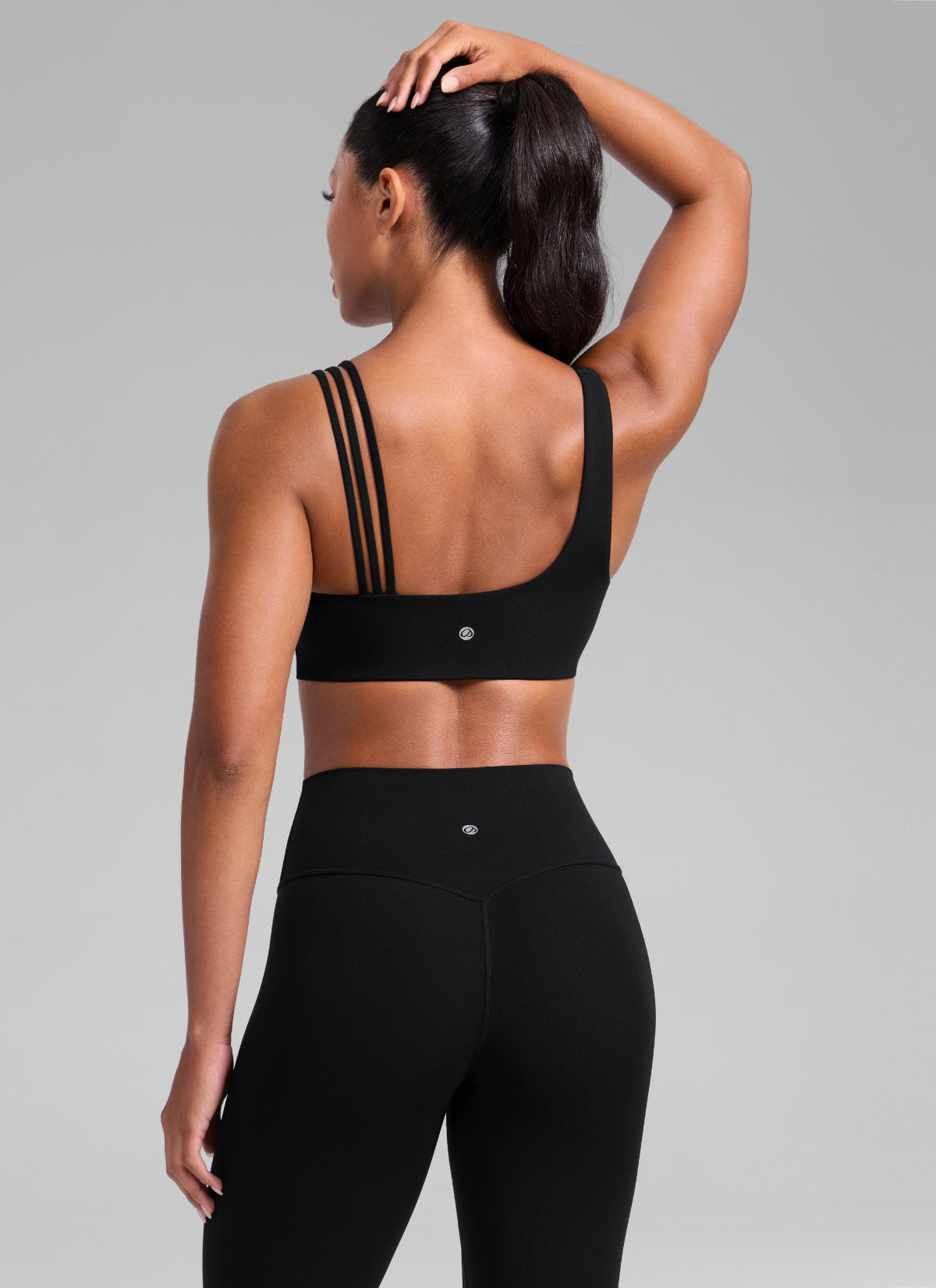 Gym Bra - Asymmetric Straps, Medium Support