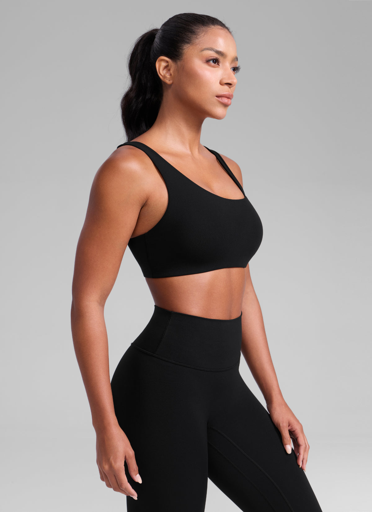 Gym Bra - Asymmetric Straps, Medium Support