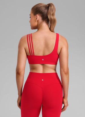 Gym Bra - Asymmetric Straps, Medium Support