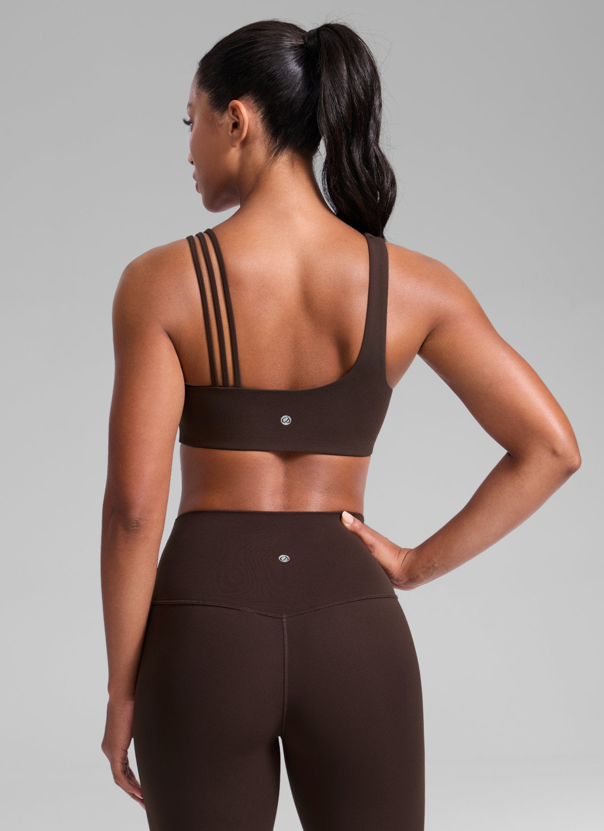 Gym Bra - Asymmetric Straps, Medium Support