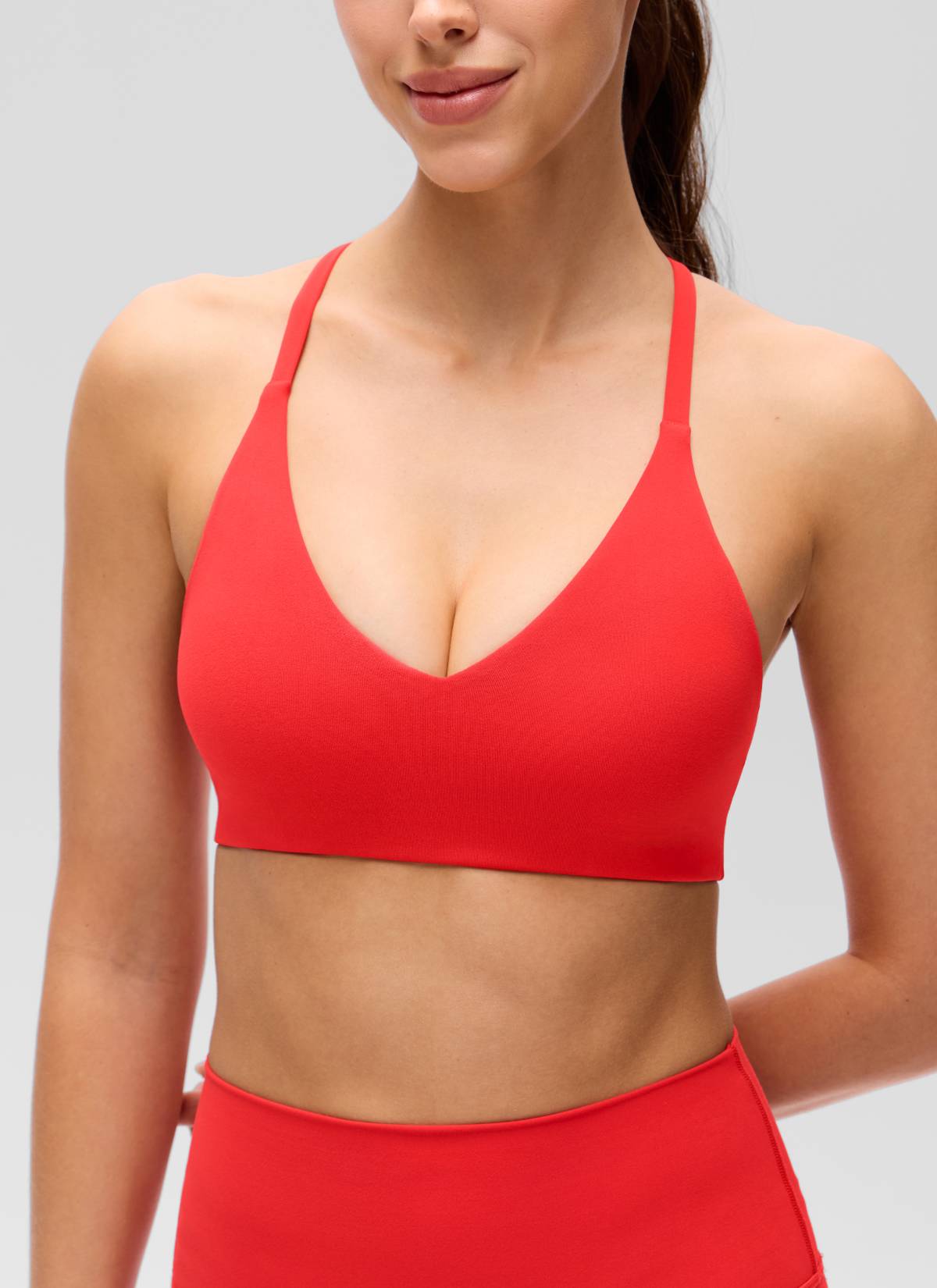 Thin Strap Racerback Bra - Racerback, Minimal Straps