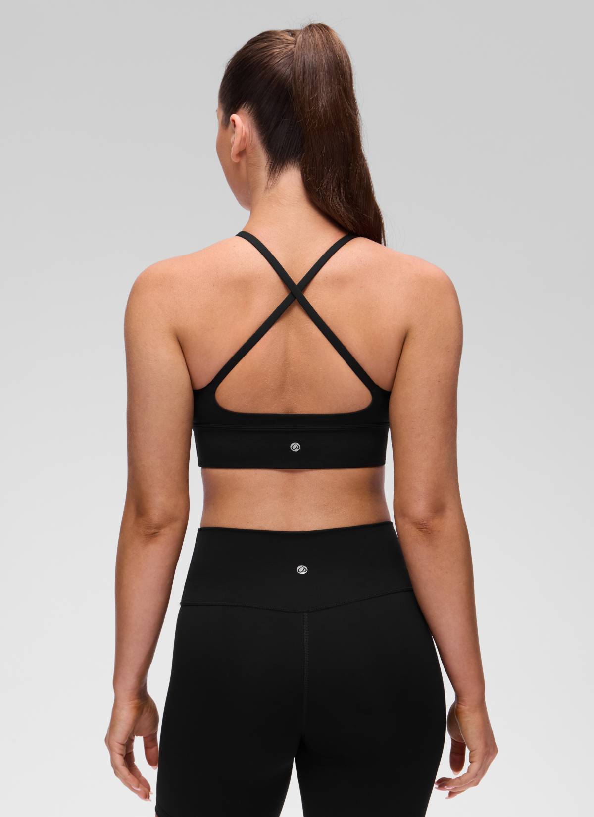 Cross Back Longline Bra - Extended Coverage, Cross Back