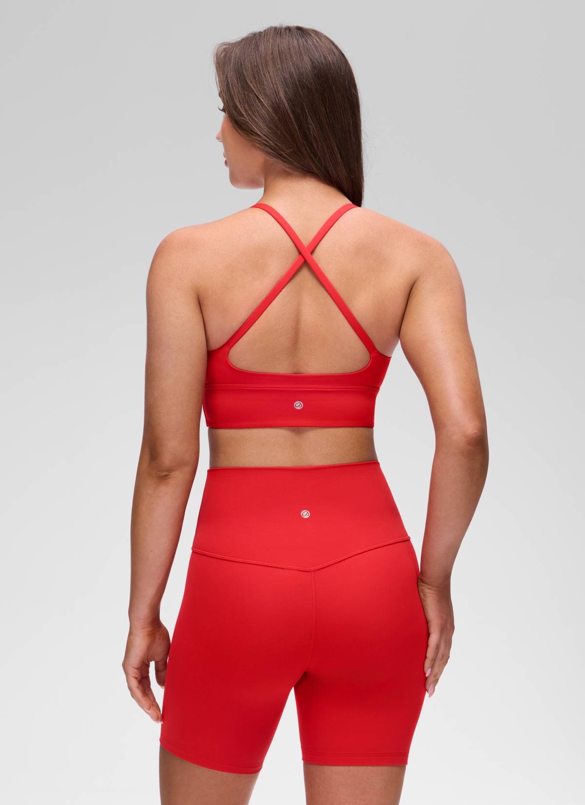 Cross Back Longline Bra - Extended Coverage, Cross Back