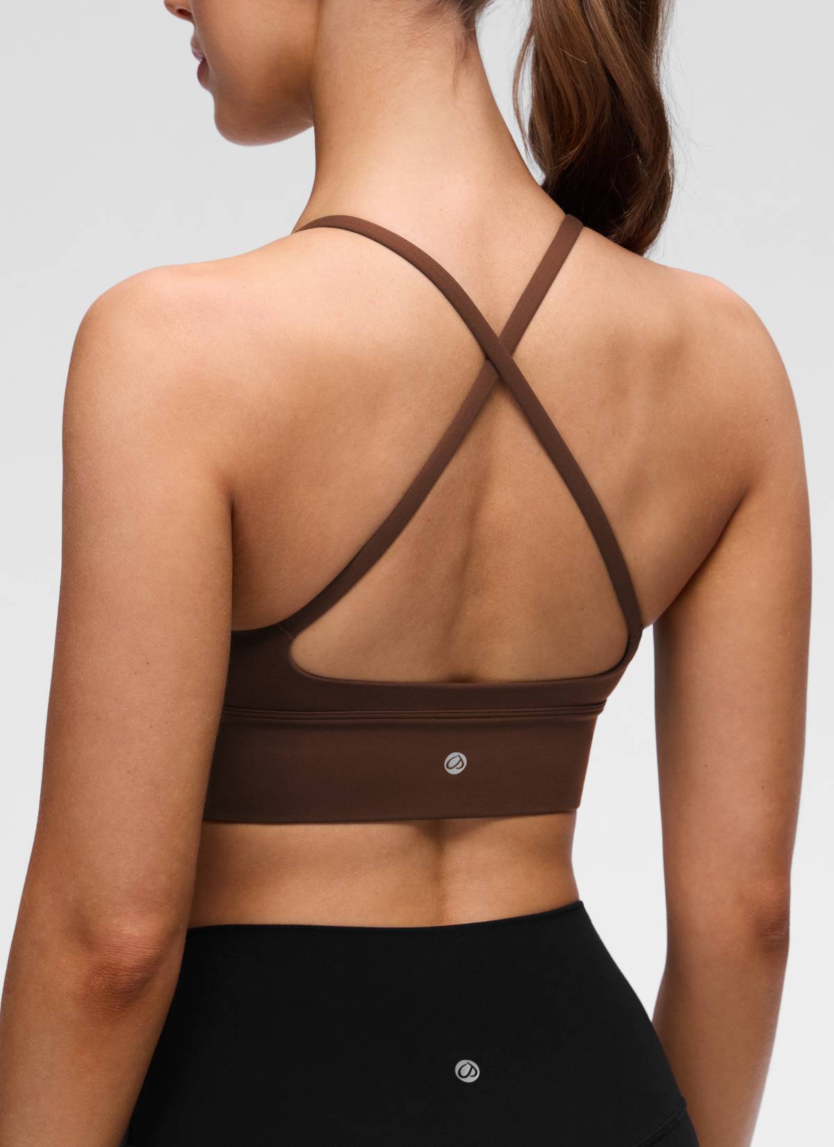Cross Back Longline Bra - Extended Coverage, Cross Back