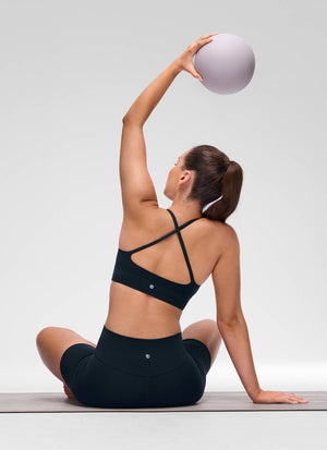 Cross Back Longline Bra - Extended Coverage, Cross Back