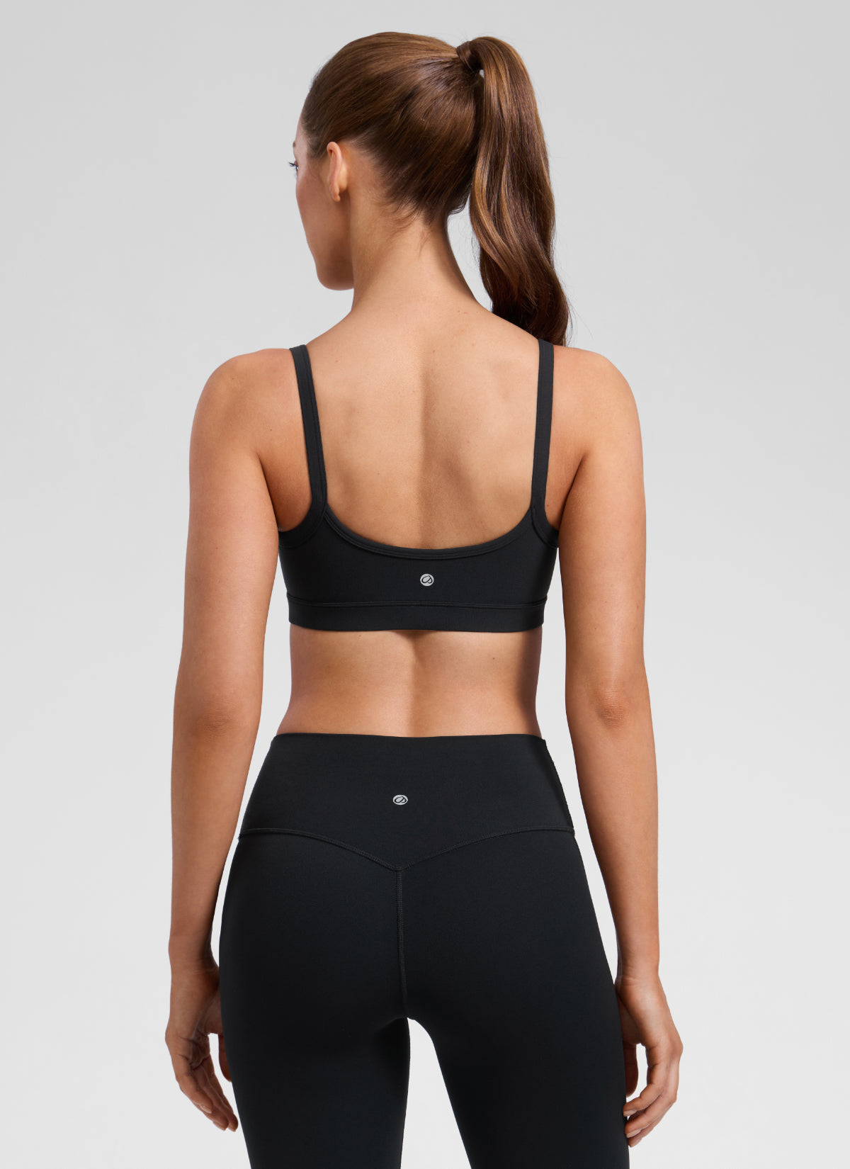 Double Lined Sports Bra - Scoop Neck, No Padding
