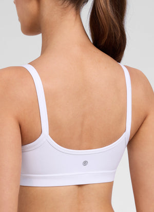 Double Lined Sports Bra - Scoop Neck, No Padding