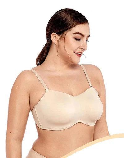 Perfect Strapless Underwired Bra – Full Bust Support in a Stunning Fashion Colour