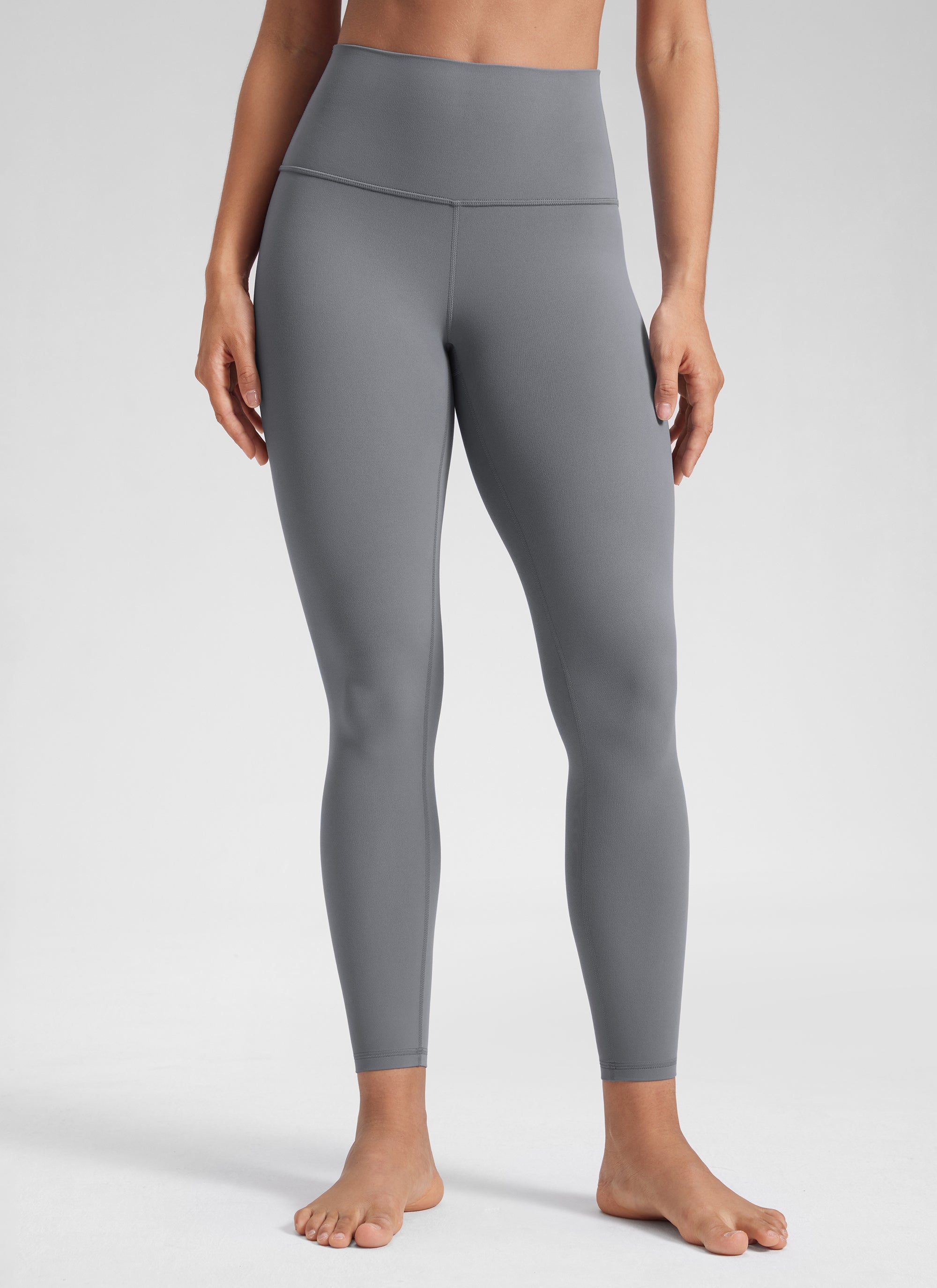 Yoga Leggings in Butterluxe Fabric - Seamless Waist, 25 Inch Solar Grey - view 1