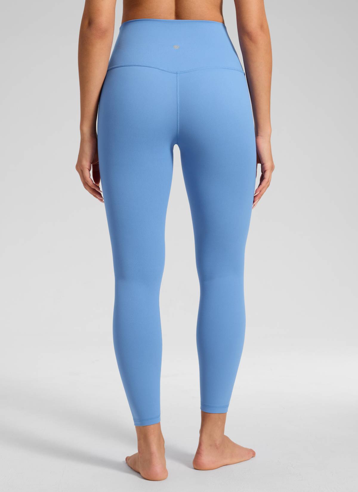 Yoga Leggings in Butterluxe Fabric - Seamless Waist, 25 Inch Party Blue - view 2